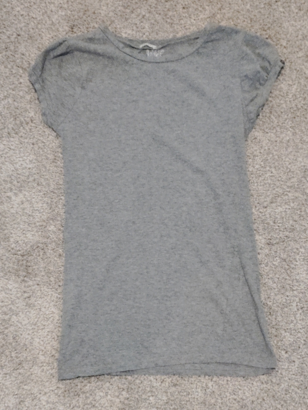 Poof! Heather Gray Short Sleeve Crew Tee